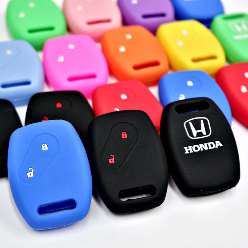 ซิลิโคน​หุ้มกุญแจรีโมท Honda.civic.jazz.city.brio.amaze.crv เคสกุญแจรถ(กันรอย ป้องกันการถูกกระแทก)