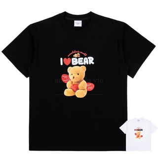 [Acme De La Vie] เสื้อยืดแขนสั้น ลาย I Love Teddy Bear ของแท้ 100% Adlv