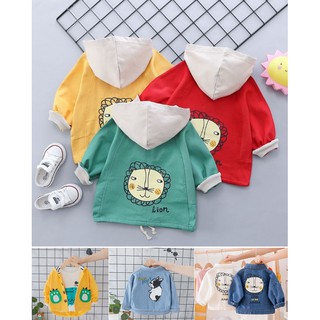 ✔พร้อมส่ง ✔  แจ็คเก็ตแขนยาวเด็ก เสื้อกันหนาวเด็ก