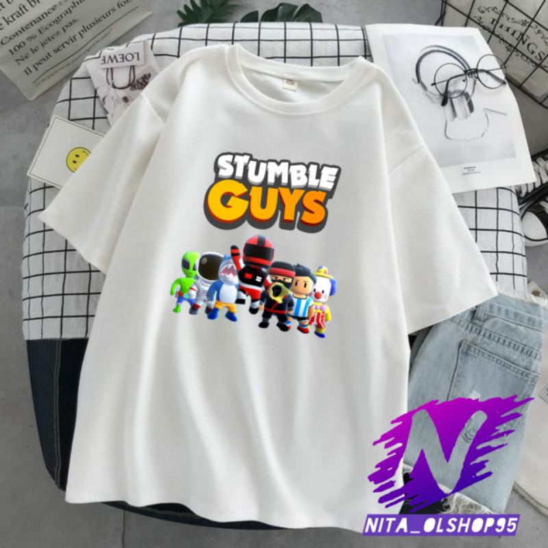 เสื้อยืด Stumble Guys เสื้อยืด Stumble Guys viral Kids