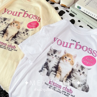 พร้อมส่ง ♡MEXOCUTE เสื้อยืดลาย ( Your Boss )