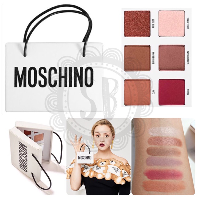 moschino + sephora shopping bag eyeshadow palette