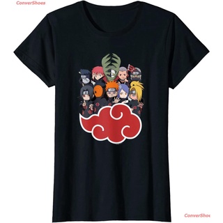 เสื้อยืดลำลอง Naruto Shippuden Akasuki Group SD Family Suit T-Shirt Popular T-shirts