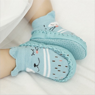 2021 Baby Socks With Rubber Soles Infant Sock Newborn Autumn Winter Children Floor Socks Shoes Anti Slip Soft Sole Sock