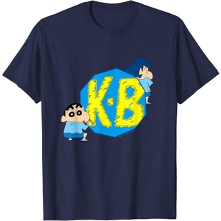 เสื้อยืดผ้าฝ้ายพรีเมี่ยม เสื้อยืด พิมพ์ลายภาพยนตร์ชินจัง KB Kazama kun