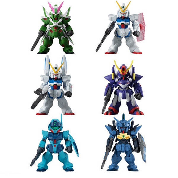 Bandai (ครบ Set 6 กล่อง) FW Gundam Converge #19 4549660464617 (Figure)