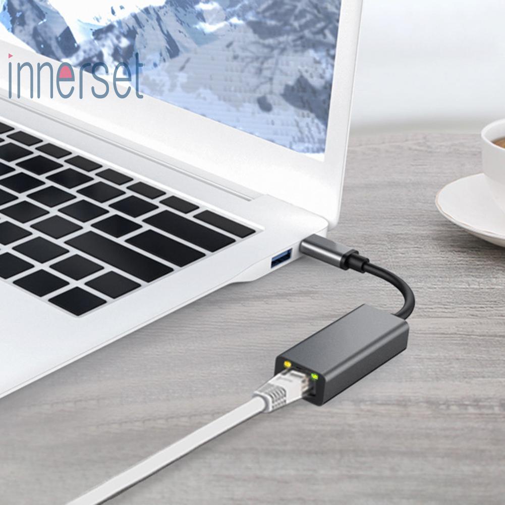 S3-8152-C Type-C To Rj45 อะลูมิเนียมอัลลอยด์ 10/100Mbps Lan อีเธอร์เน็ตแปลง #8