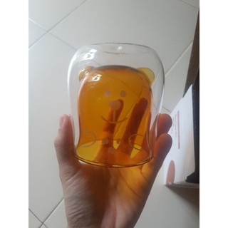 แก้วน้ำน้องหมี สองชั้น 270 ML