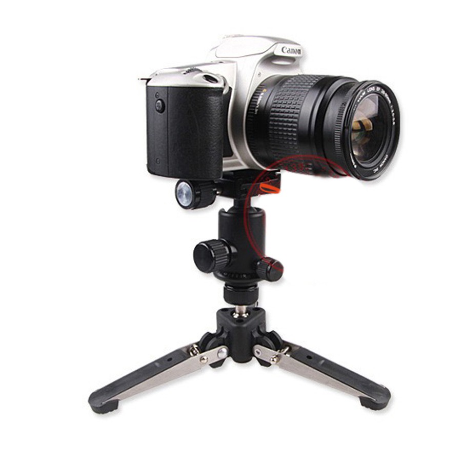 Universal Mini Three Feet Support Stand Tripod Monopod Base with 1/4 inch Mounting Screw สามฟุตสนับสนุนขาตั้งกล้อง