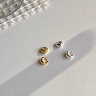 A.piece  ต่างหูเงินแท้ [all silver 925] petite hoop ( 2 ขนาด…