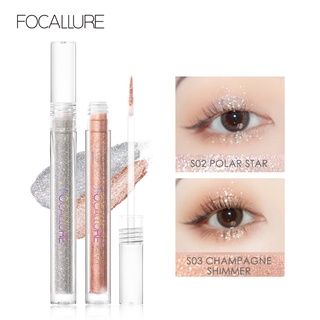 Focallure อายแชโดว์ 5 สี น้ำหนักเบา แห้งเร็ว กลิตเตอร์ กันน้ำ อายชาโดว์