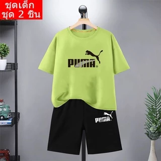 K2013+DD323 ชุดแฟขั่นเด็กๆ เสื้อแขนสั้น กางเกงขาสั้น ชุดเท่ๆ ใส่ได้ทั้งเด็กเล็กและเด็กโต