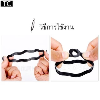 TC ยางรัดผมผู้หญิงเด็กยางยืด 1 แพ็ค 400-1000 เส้น โรงงานขายส่ง