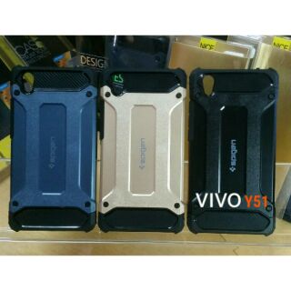 Vivo Y55 Y51 Shockproof Bumper Cover Case พร้อมส่ง