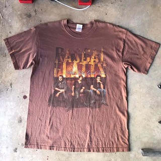 vtg.T-Shirt เสื้อวง RASCAL FLATTS STILL FEELS GOOD Sz.L MADE IN NICARAGUA 100% COTTON