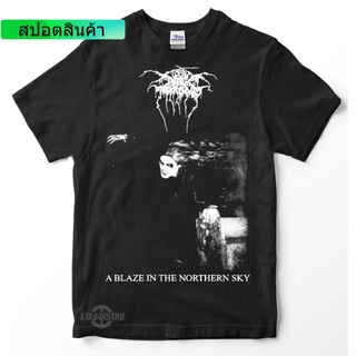 【ผ้าฝ้ายแท้】เสื้อยืด ลาย Dark THRONE BLACKMETAL GOTHIC สําหรับผู้ชาย