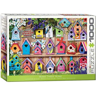 BIRDHOUSES - จิ๊กซอว์ 1000 pc PUZZLES EUROGRAPHICS