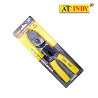 AT INDY Multi-Function Wire Stripper คีมปอกสายไฟ คีมย้ำหางปลา MK9