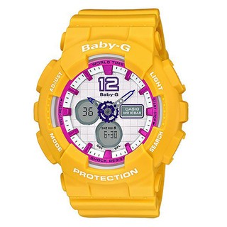 ﻿Casio G-shock  นาฬิกาข้อมือสุภาพบุรุษ สีเหลือง  Resin Strap  รุ่น BA-120-9BDR (ประกัน cmg)