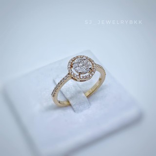 sj_jewelrybkk แหวนเพชรแท้ ตัวเรือนโรสโกล 10