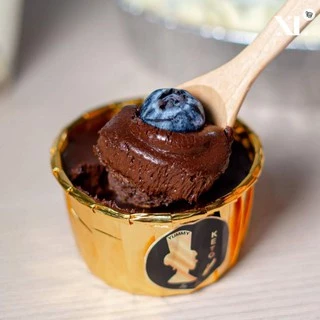 เค้กฟัดจ์ช็อคหน้านิ่ม 2 ชิ้น คีโต (เค้ก ไม่มีผลไม้) Chocolate Fugde Cake เบาหวาน,เด็กแพ้กลูเตน ทานได้
