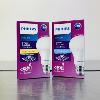 PHILIPS หลอด LED BULB 12W E27 myCare