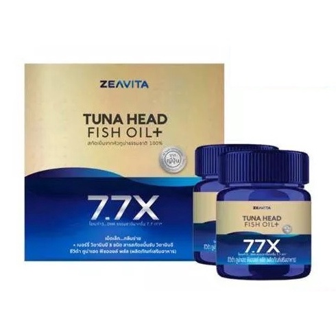 Zeavita Tuna Head Fish Oil ซีวิต้า ฟิชออยล์ น้ำมันปลาทูน่า สกัดเย็น จากหัวปลาทูน่า ขนาด 30 แคปซูล จำ