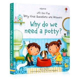 Usborne Why do we need a potty ? lift the flap หนังสือภาษาอังกฤษสำหรับเด็ก หนังสือหน้าต่าง เปิด ปิด