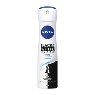 NIVEA ดีโอ อินวิซิเบิ้ล แบล็ค แอนด์ ไวท์ สเปรย์ 150 มล