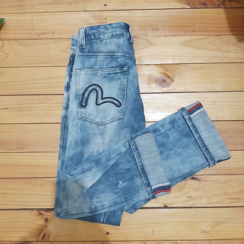 กางเกงยีนส์ Evisu Selvedge