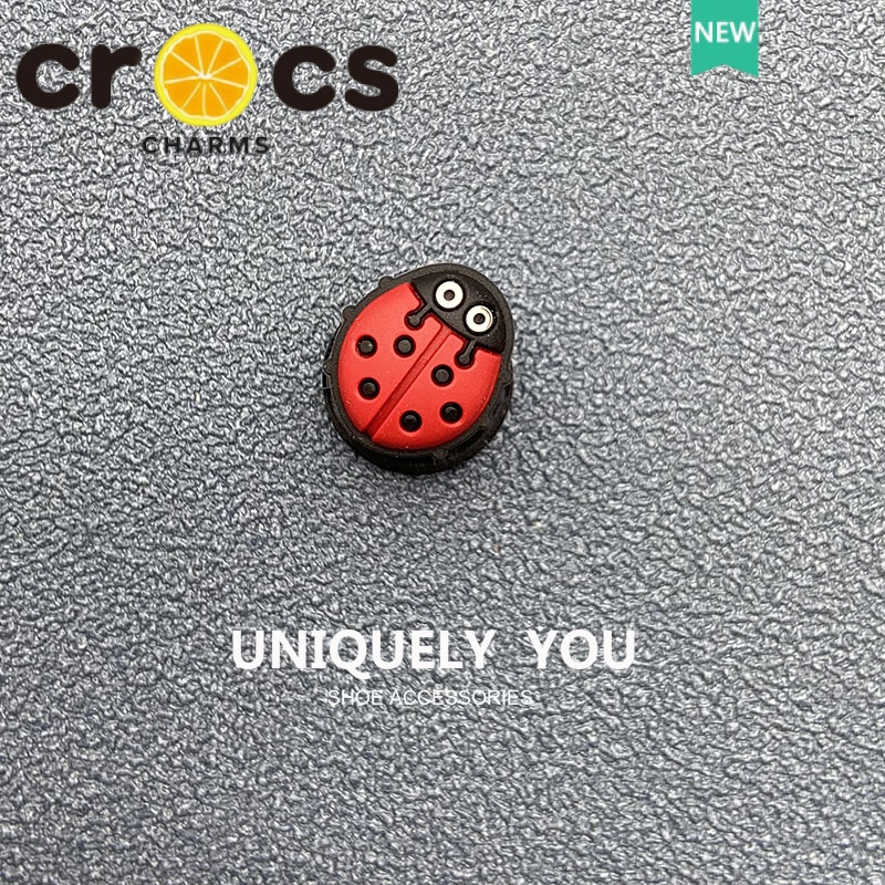 JIBBITZ Crocs charms ตัวติดรองเท้า แมลงเต่าทองDIY ตัวติดรองเท้า Crocs