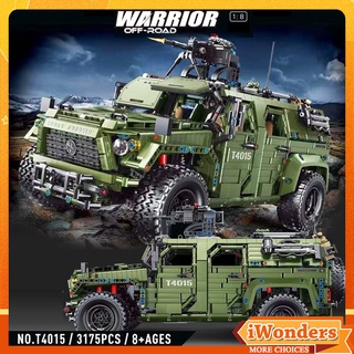 Warrior Off-Road MOC บล็อคตัวต่อ รูปนักรบ 3175 ชิ้น ขนาด 1:8 T4015 ของเล่นสําหรับเด็ก ผู้ใหญ่ ของขวัญ