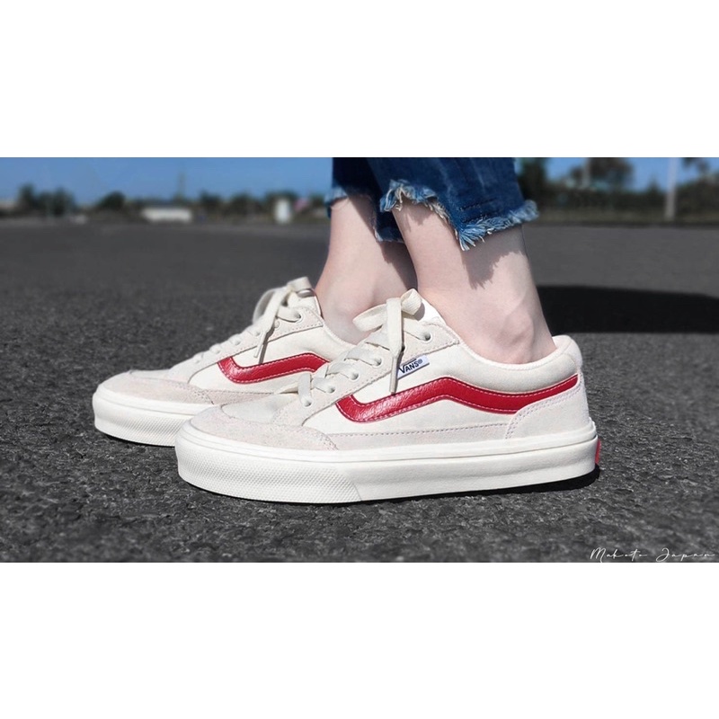 VANS JAPAN FALKEN 🇯🇵🧸CREAM-RED  ของแท้ มือสอง สภาพ 90%