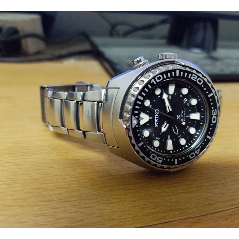 นาฬิกา SEIKO PROSPEX CRENETIC GMT ตัวเรือนพร้อมสาย สแตนเลสสตีลแท้