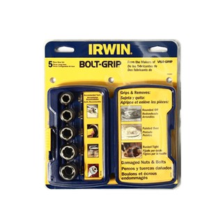 IRWIN (เออร์วิ่น)ลูกบ๊อกซ์ถอดหัวน๊อต+กล่อง(5/ชุด)(394001)(I081-10504634)