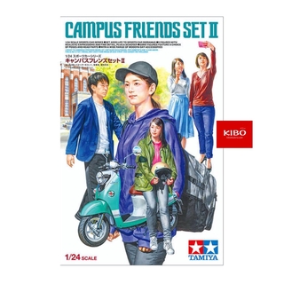 🇹🇭 ฟิกเกอร์ทามิย่า TAMIYA 24356 CAMPUS FRIENDS SET II 1/24