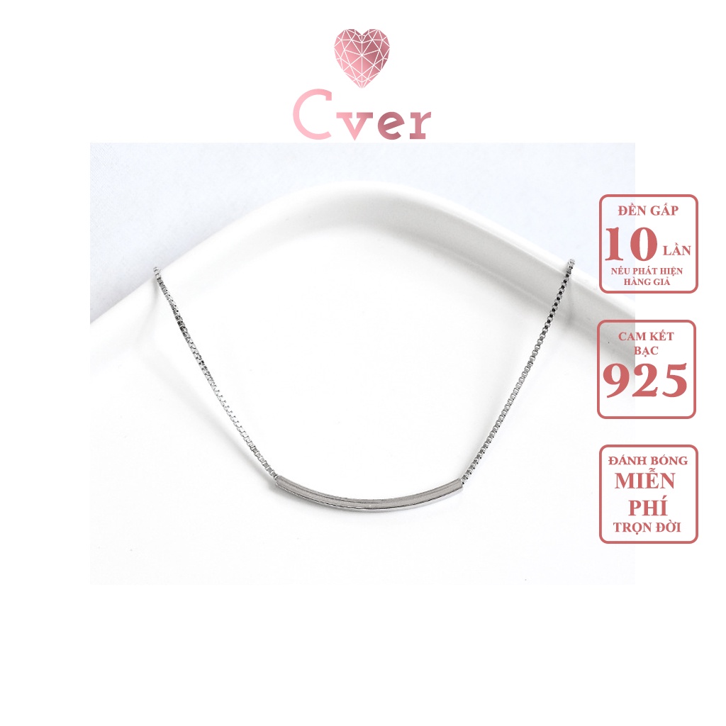 Cver Silver S925 กําไลข้อเท้าหน้ายิ้ม LC-JL-9