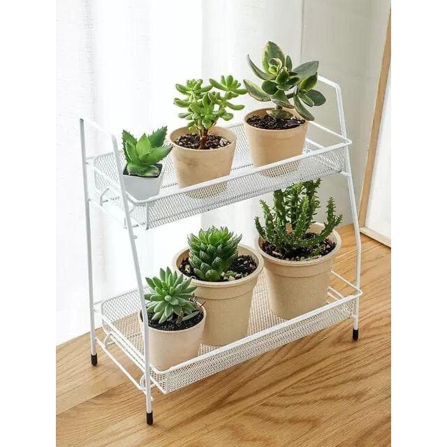 SHELF ชั้นวางเครื่องสําอางเหล็ก mh959 ชั้นวางของในครัว ชั้นวางของในห้องน้ํา ชั้นวางอเนกประสงค์ 2 ชั้