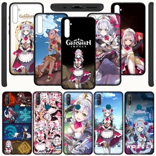 เคสโทรศัพท์มือถือ ซิลิโคนนิ่ม ลาย noelle Genshin Impact F2-ECY137 แฟชั่น สําหรับ Redmi Note 10 Pro Max 10S 10 10Pro Note10