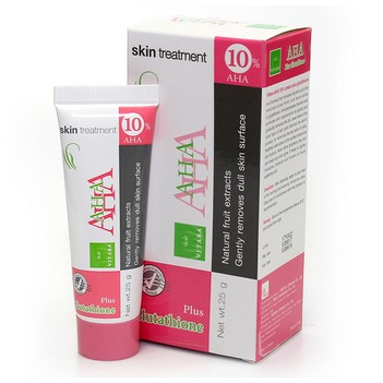 Vitara AHA 10% Plus glutathione 25mg. (สูตรผิวกระจ่างใส)