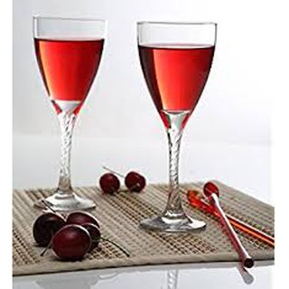 Pasabahce Red Wine Glass ( 6 ใบ)  แก้วไวน์ เเก้วไวน์เเดง เเก้วไวน์สวยๆ ก้านยาวทรงV (205 cc),6 ออนช์