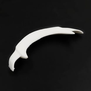 Garage Hiro GHA204 GR SUPRA Rear Wing Ver.2 White For 1/27 RC Car (ไม่รวมบอดี้)