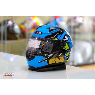 หมวกกันน็อค SM5 HELMETS SNACK HUNTER BLUE