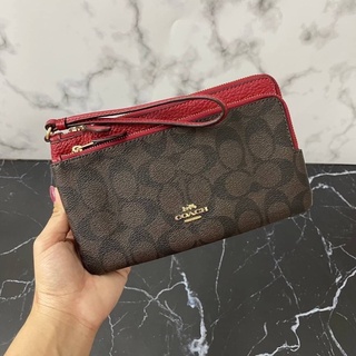 ✨พร้อมส่ง 🎀Coach กระเป๋าคล้องมือ ไซส์Lรุ่uใหม่🎀