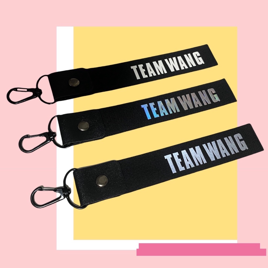 [ส่งภายใน 2 วัน]  พวงกุญแจ ทีมหวัง Team wang  JACKSON WANG GOT7 ผู้ใหญ่