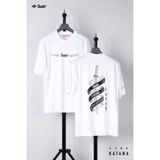 Sudd® เสื้อยืดโอเวอร์ไซส์ รุ่น KATA NA สีขาว