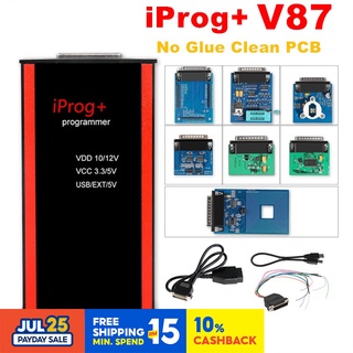 ⭐⭐⭐V87 iProg+ iProg โปรแกรมเมอร์ รองรับ 2019 ปี 3in1 IMMO ถุงลมนิรภัย รีเซ็ต เปลี่ยน Carprog Digiprog Tango iProg+