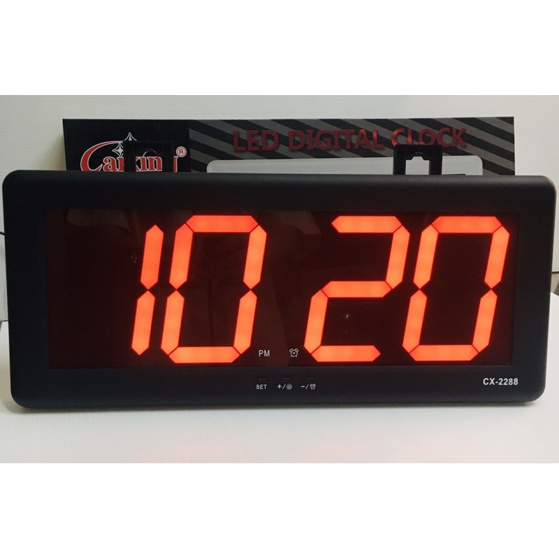 นาฬิกาดิจิตอล CX-2288 digital LED CLOCK พื้นเลขใหญ่ 5นิ้ว