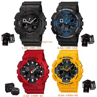 G-Shock รุ่น GA-100 GA-100-1A1 GA-100-1A2 GA-100A-1A9 GA-100B-4B ประกันศูนย์ 1. ปี i3oa