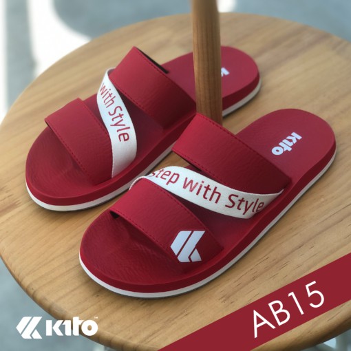 รองเท้าแตะ KITO รุ่น AB15 -มี 5 สี- ไซส์ 36-39*** สินค้าจัดส่งนานประมาณ 10 วันค่ะ ***